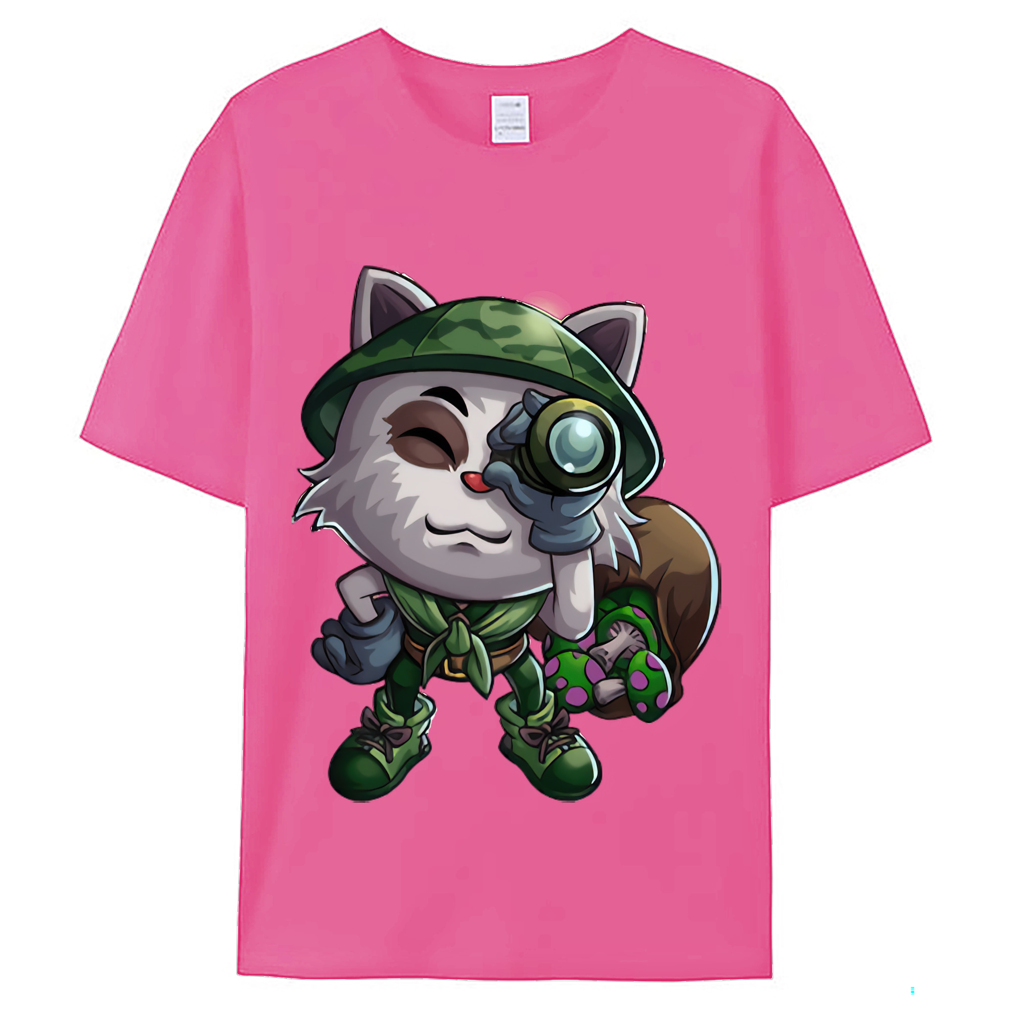 （画像用） リーグ・オブ・レジェンド League of Legends LOL レディースカジュアルプリントTシャツ（綿100％）
